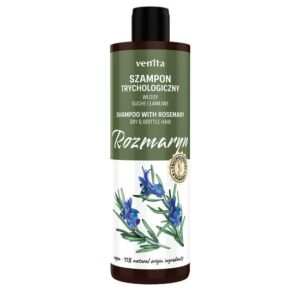 Șampon tricologic cu extract de Rozmarin pentru păr uscat și fragil, Venita, 300ml