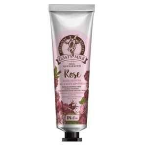 Crema pentru mâini si unghii concentrată, cu lapte de capra si ulei de trandafir japonez INelia Revers, 100ml