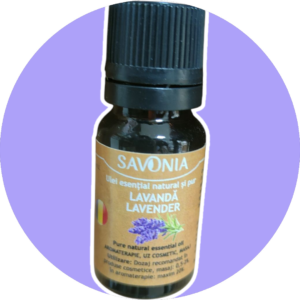 Ulei esențial Natural și Pur de Lavandă (uz extern), Savonia, 10ml