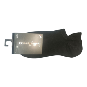 Șosete din fibră de Bambus pentru bărbați, mărimea 43-46, culoarea negru, marca COSAS