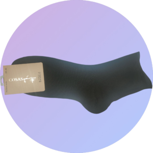 Șosete din Bambus pentru femei, mărimea 39-42, culoare negru, marca COSAS