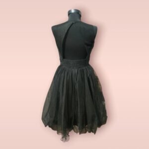 Rochie scurta, neagră, de ocazie, mărimea 38 (M)