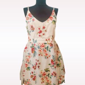 Rochie scurta de ocazie, model floral, mărimea 38(M)