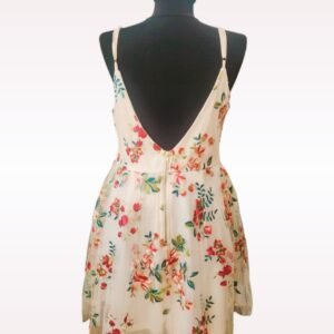 Rochie scurta de ocazie, model floral, mărimea 38(M)