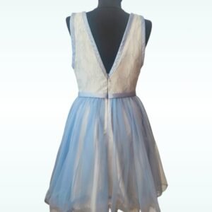 Rochie de ocazie scurta, albastru deschis, mărimea 38 (M)