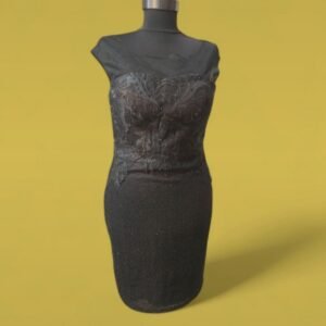Rochie scurta, neagră, de ocazie, mărimea 36 (S)