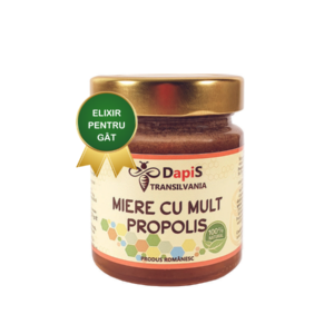 Miere cu mult propolis, 220gr, Dapis Transilvania