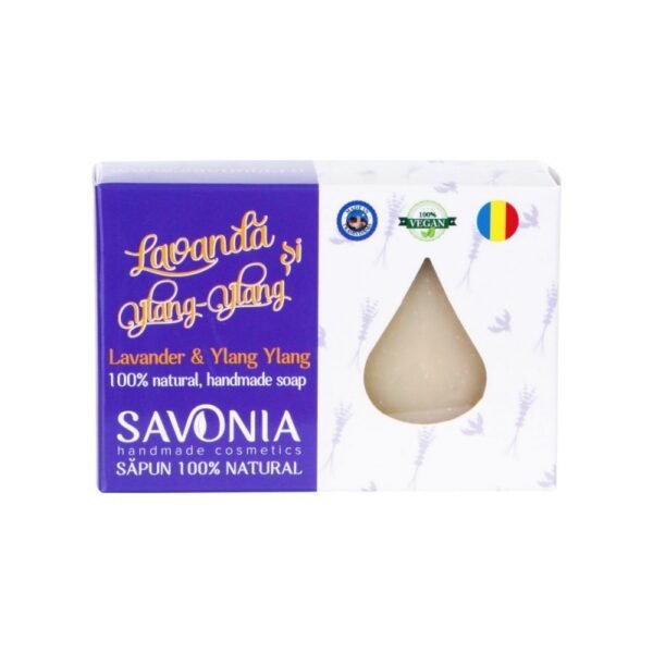 Săpun Natural cu Lavandă și Ylang Ylang, 90g