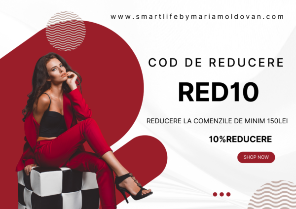 Cod de reducere de 10%- RED10