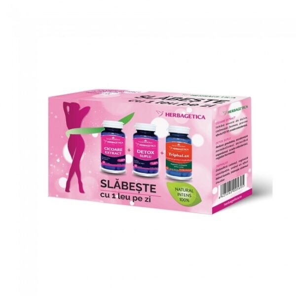 Pachet "Slăbește cu 1 leu pe zi"- Herbagetica
