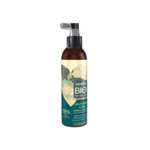 Soluție bio-tratament împotriva căderii pǎrului și a încǎrunțirii, 98% Natural, Venită Bio, 200ml