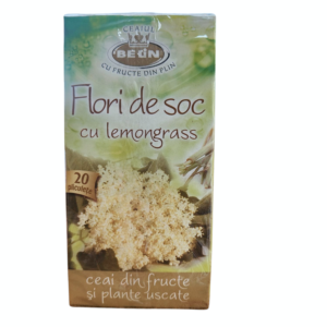 Ceai Belin Flori de Soc cu Lemongrass, 20 plicuri, 30gr