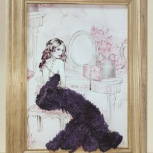 Tablou decorat cu Licheni- Chanel, 57 X 28 cm
