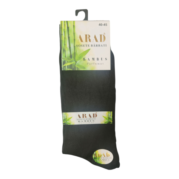 Șosete lungi din Bambus, fără cusătură, Arad, mărimea 40-45, negre