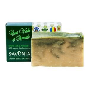 Săpun Natural Ceai Verde și Avocado, Savonia, 90g