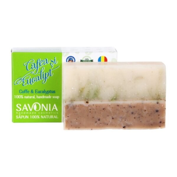Săpun Natural Cafea și Eucalipt, Savonia, 90g