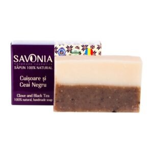 Săpun Natural Cuișoare și Ceai Negru,Savonia, 90g