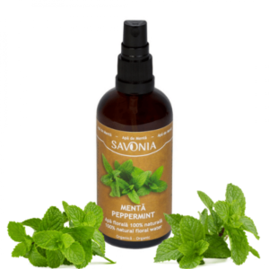 Menta- Apă Florală Organică, 100ml, Savonia