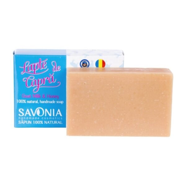 Săpun Natural Lapte de Capră și Miere, Savonia, 90g