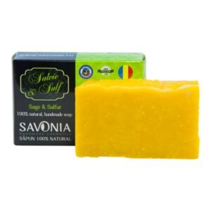 Săpun Natural Salvie și Sulf, Savonia, 90g