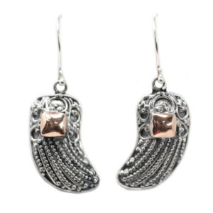 Cercei Aripi de Înger din Argint și Aur 18K – AWGifts