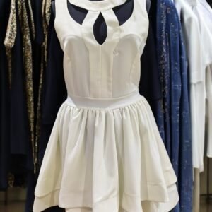 Rochie elegantǎ alb ivoire- mǎrimea 38