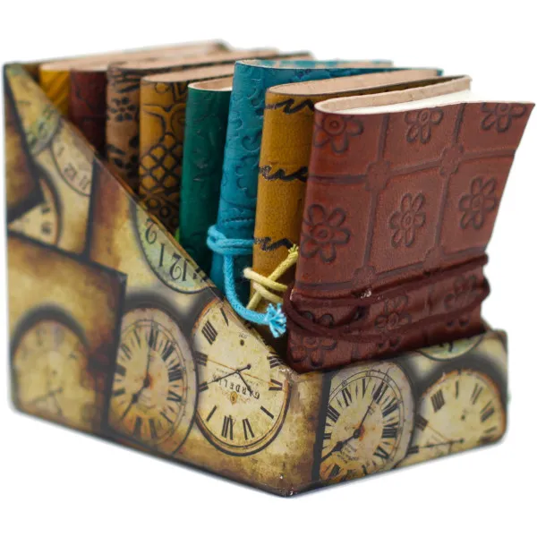 Mini Agenda De Piele (10×7.5 cm) - imagine 3