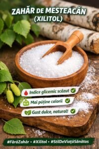 Read more about the article Zahăr de mesteacăn (Xilitol)