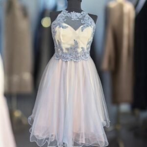 Rochie elegantǎ din tul delicat- mǎrimea M (38)