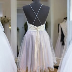 Rochie elegantǎ din tul delicat- mǎrimea M (38)