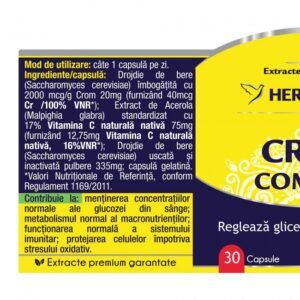 Crom Complex Herbagetica 30 capsule