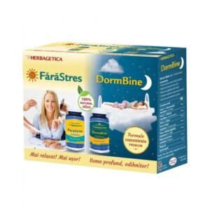 Fara stres Dorm bine Herbagetica 30 capsule + 30 capsule