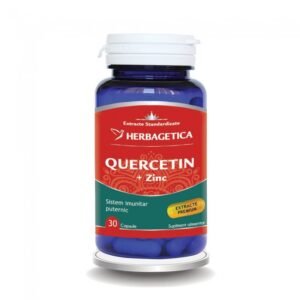 Quercetin cu Zinc Herbagetica 30 Capsule