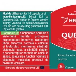 Quercetin + Vitamina D3 Herbagetica 30 Capsule