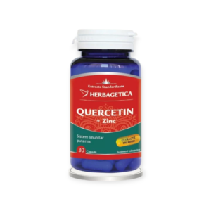 Quercetin cu Zinc Herbagetica 60 Capsule