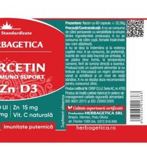 Quercetin Imuno Suport Herbagetica 60 Capsule