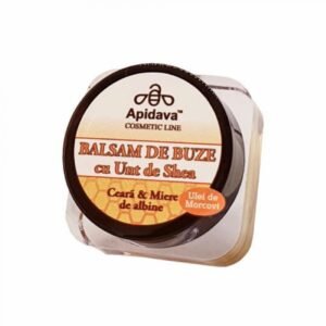 Balsam de buze cu miere, unt de shea si ceara de albine 