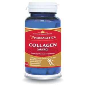 COLLAGEN ARTRO 30 capsule Colagen bioactiv - regenerează cartilajul, susține articulațiile, reduce inflamația.