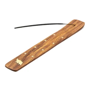 Suport lemn bețișoare parfumate, Elefant