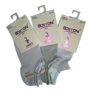 🧦 Set 3 perechi șosete din bambus pentru femei (35–41) – Boston