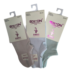 🧦 Set 3 perechi șosete din bambus pentru femei (35–41) – Boston