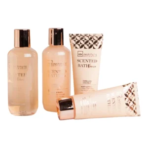 Set Baie Scented Bath Bronze Vanilla & Coconut, IDC Institute, 4 Piese