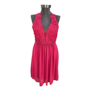 Rochie elegantă cu dantelă florală – mărimea L