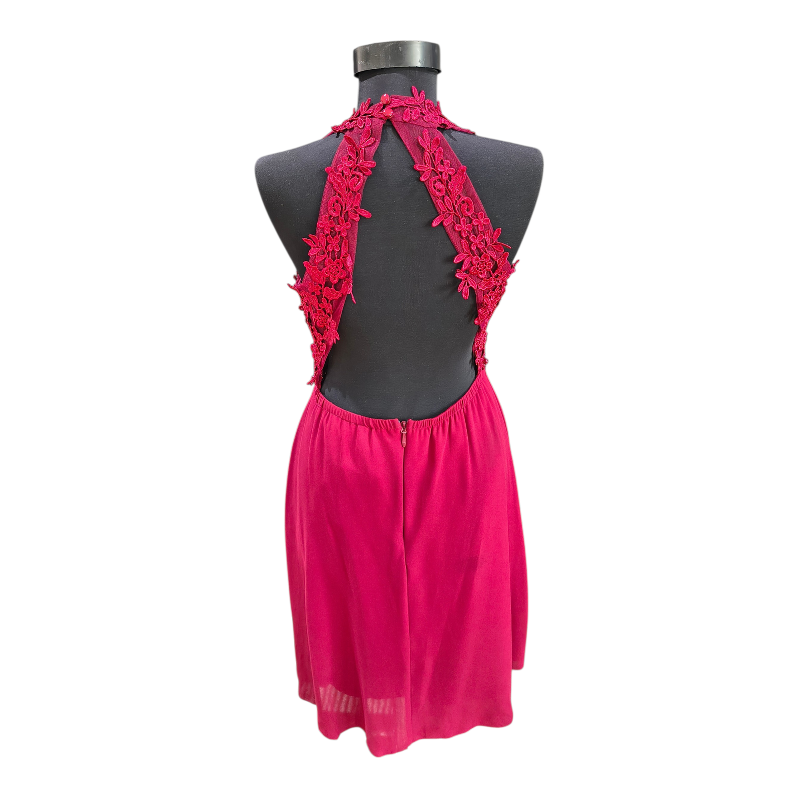 Rochie elegantă cu dantelă florală – mărimea L - imagine 2