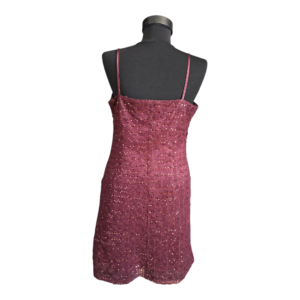 Rochie scurtă de ocazie, bordo,mărimea M (38)