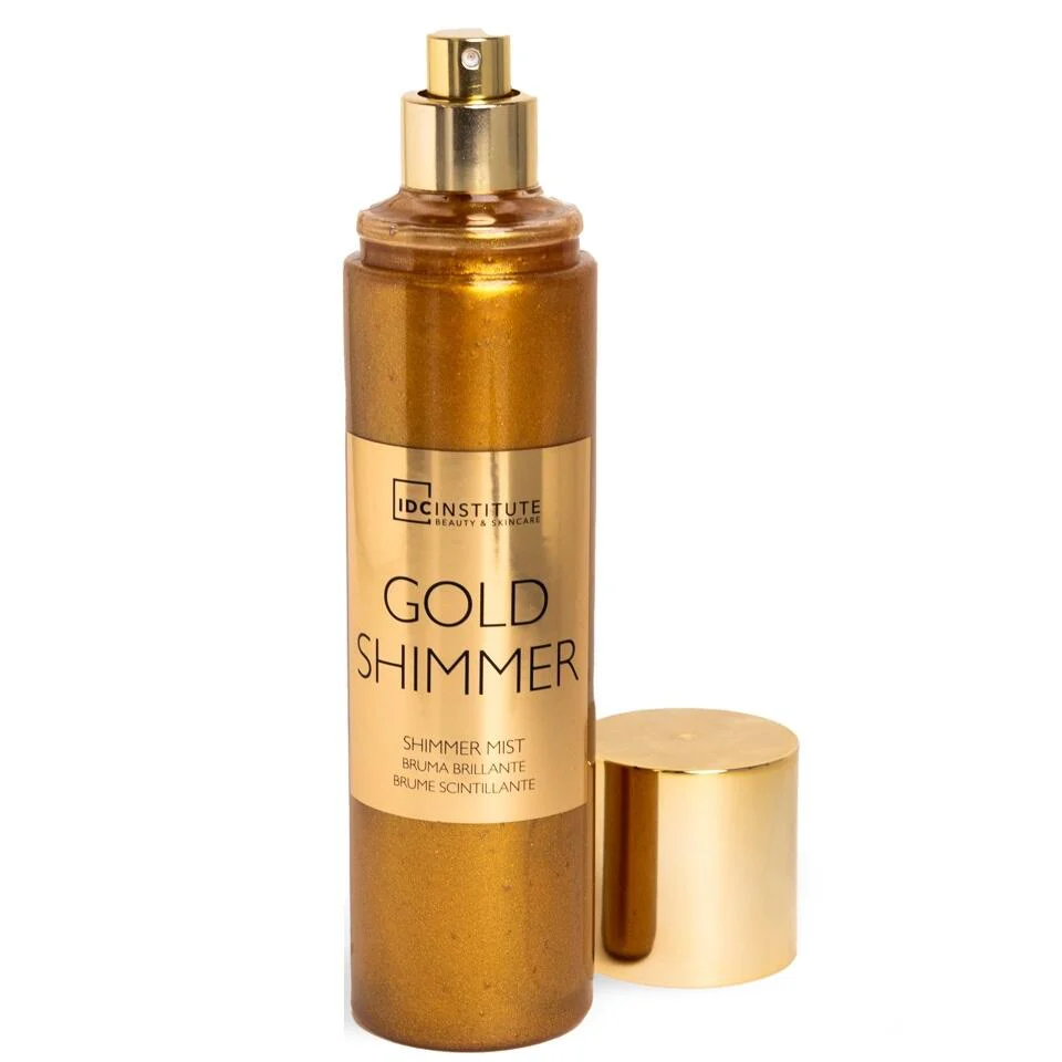 Iluminator Spray Pentru Fata Si Corp Gold Shimmer, IDC Institute, 150ml - imagine 2