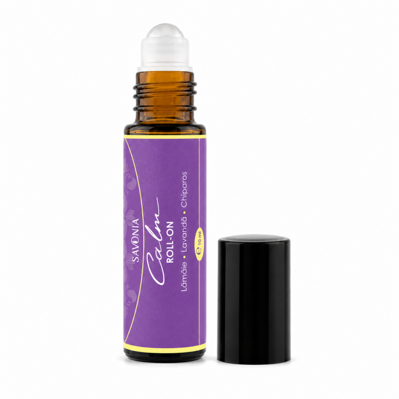 Calm – Roll-on 100% Natural Savonia pentru Relaxare si Liniste Interioara, 10 ml - imagine 2