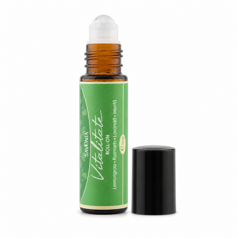 Vitalitate – Roll-on 100% Natural Savonia pentru Energie si Revitalizare, 10 ml - imagine 2