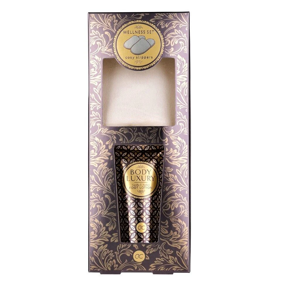 Set Ingrijire Picioare Cu Lotiune Pentru Picioare Si Papuci Body Luxury, Accentra - imagine 3