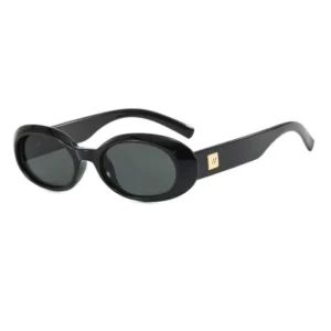 Ochelari Soare B-Oval Mini, Fashion, Femei, Protectie UV400, Negru